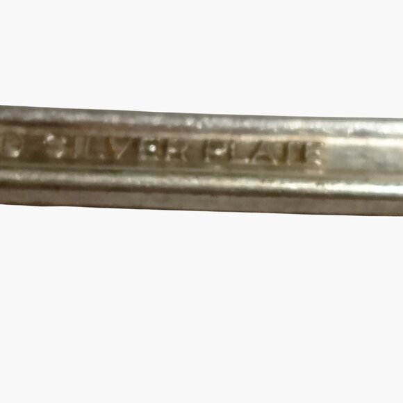 New England Silver Plate Iced Tea Spoons Rosemary Pattern Vintage Lot 4 - Picture 9 of 10